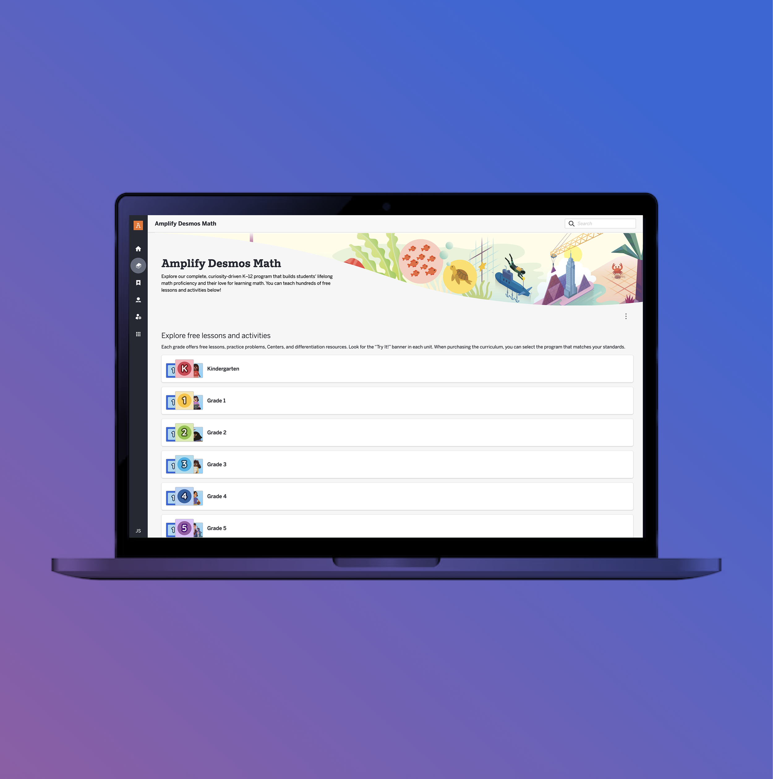 Amplify Math Suite Experience