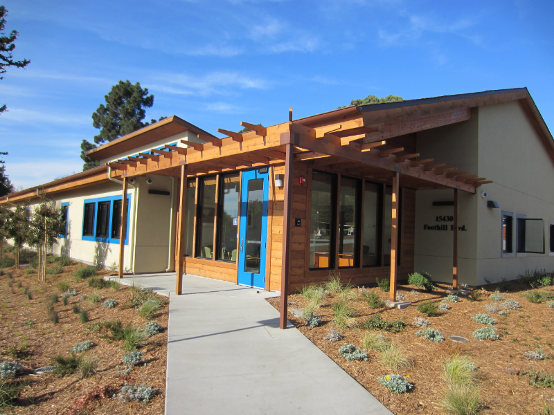 Front entrance of the Jay Mahler Recovery Center.