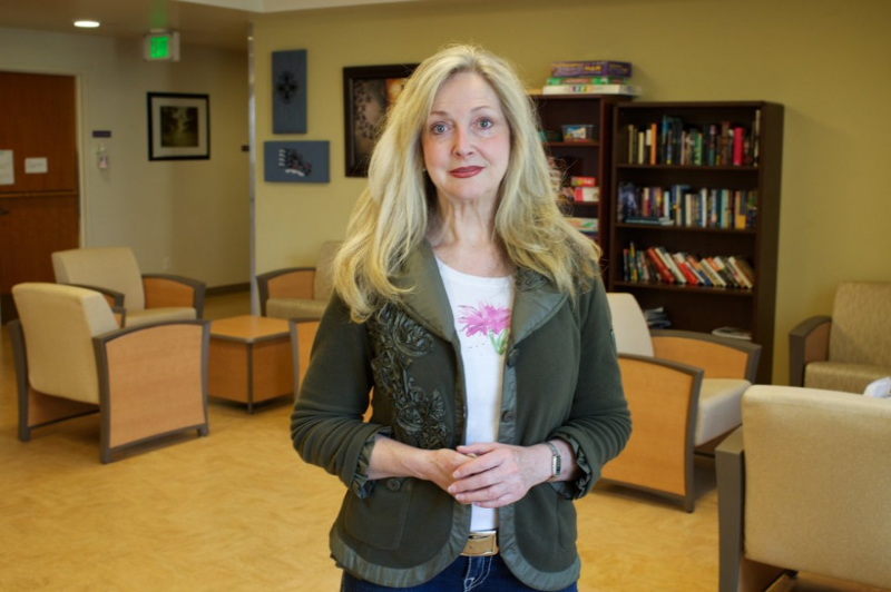 Peer Support Specialist Ashleigh Brenton from Multnomah County CATC. Photo by Benjamin Brink/ The Oregonian .