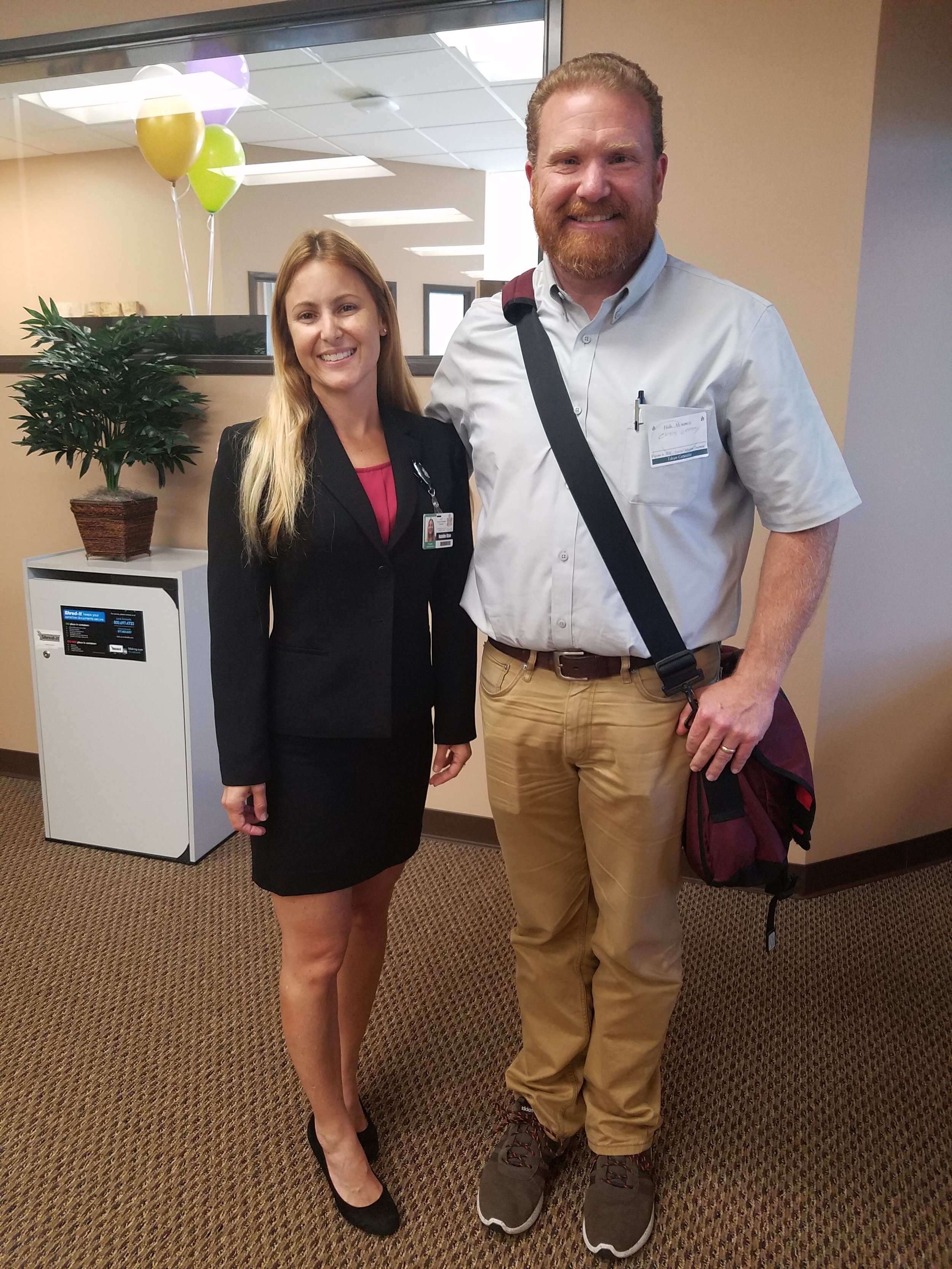    Natalie Blair ,&nbsp;AOT Administrator &nbsp; and &nbsp;Chris Crosby ,&nbsp;Talent Acquisition Manager  