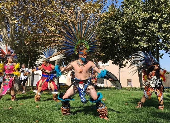  Aztec dancers performed at the Silicon Valley NAMI Walk  on   Saturday, September 17.  