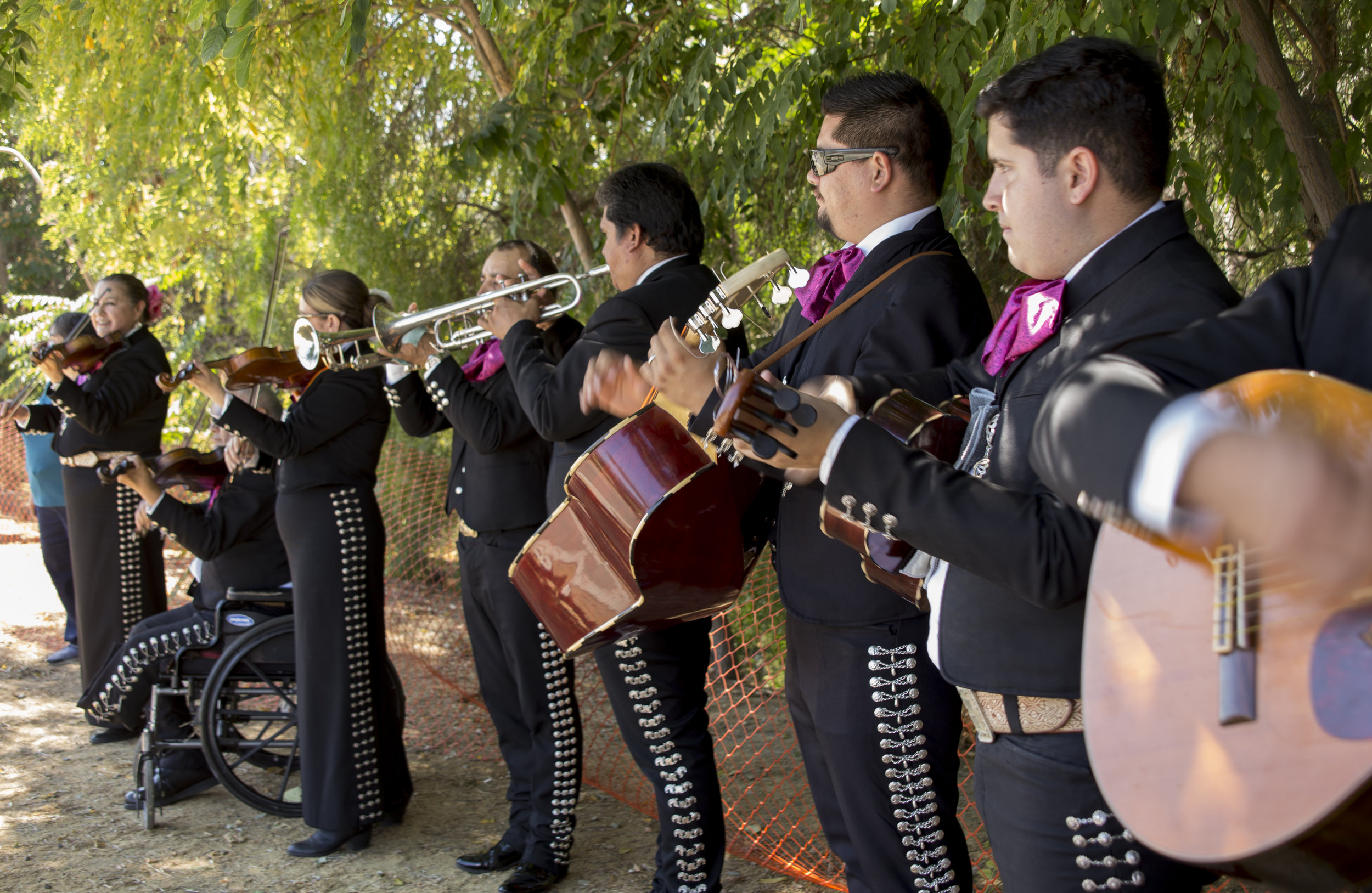 A mariachi band played during the Silicon Valley NAMI Walk on Saturday, September 17.