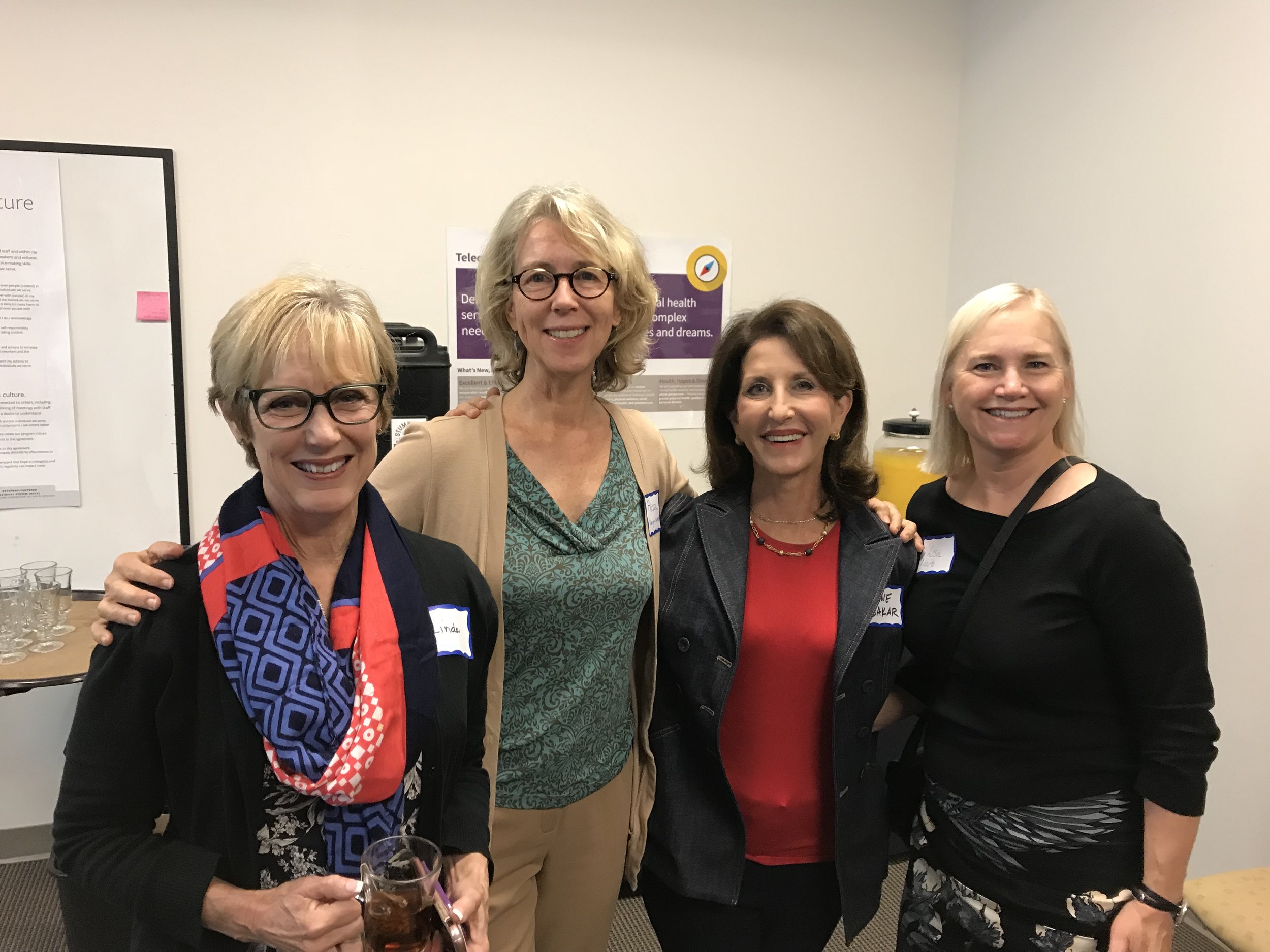 Linda Reese, Vice President of Operations; Representative Alissa Keny-Guyer; Anne Bakar; Lisa Naito