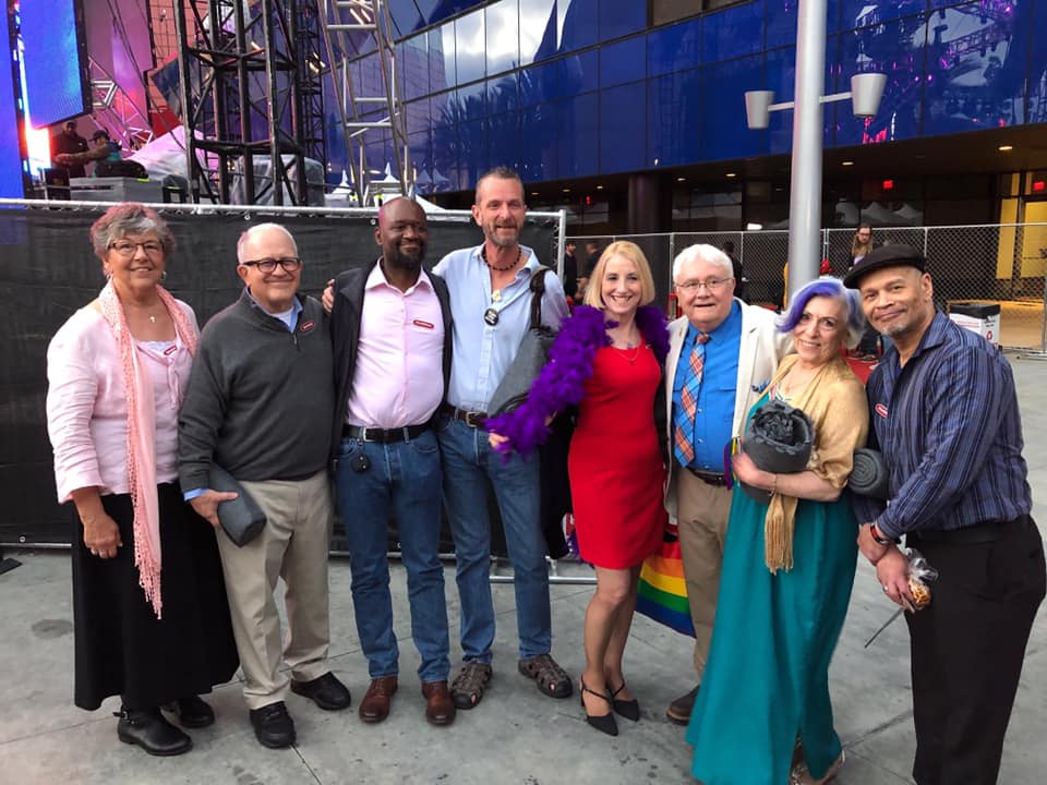 The cast of the documentary at LA Pride 2019.