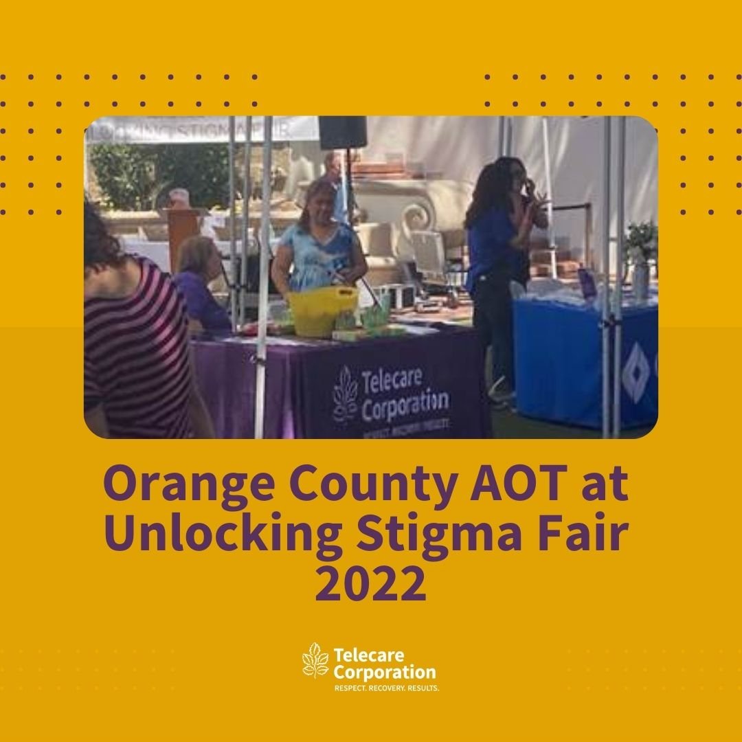 Orange County AOT Peer Staff Represent 麻花色情片 at Unlocking Stigma Fair 2022