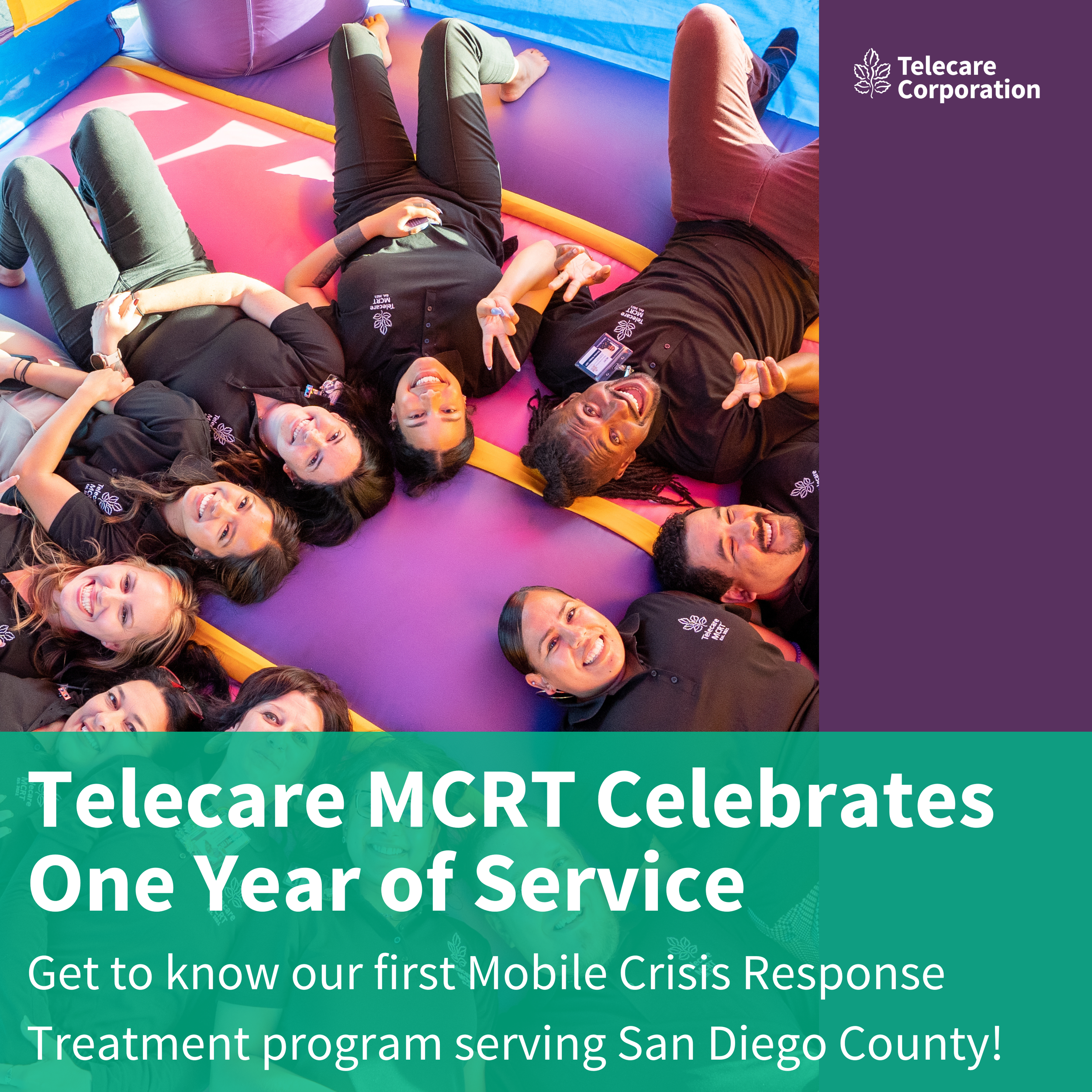 Ƶ MCRT Celebrates One Year of Service!