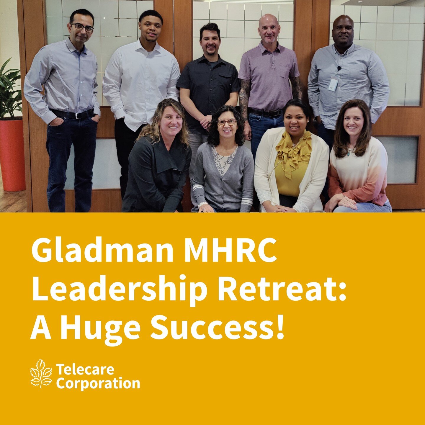 To work well together, we have to get to know each other. 

Telecare's Gladman Mental Health Rehabilitation Center (MHRC) in Oakland, CA, recently held a leadership retreat aimed at doing just that. 

Staff walked away from the retreat with greater k