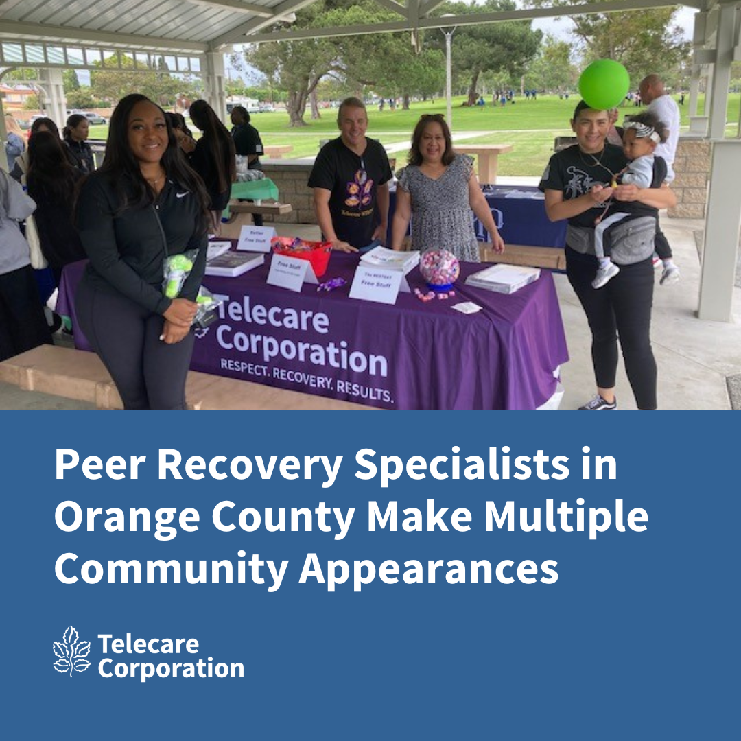 Peer Recovery Specialists in Orange County Make Multiple Community Appearances