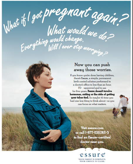 Essure Print Ad Campaign