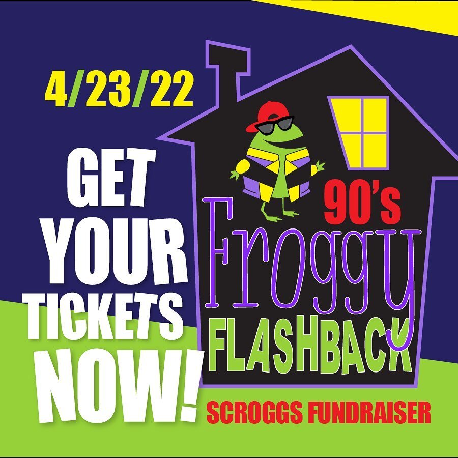 Buy your tickets now for the party of the year! Come flashback to the 90s on April 23! 🤩
Get your tix at 
www.scroggs-pta.org/2022-spring-fundraiser
Link in bio!