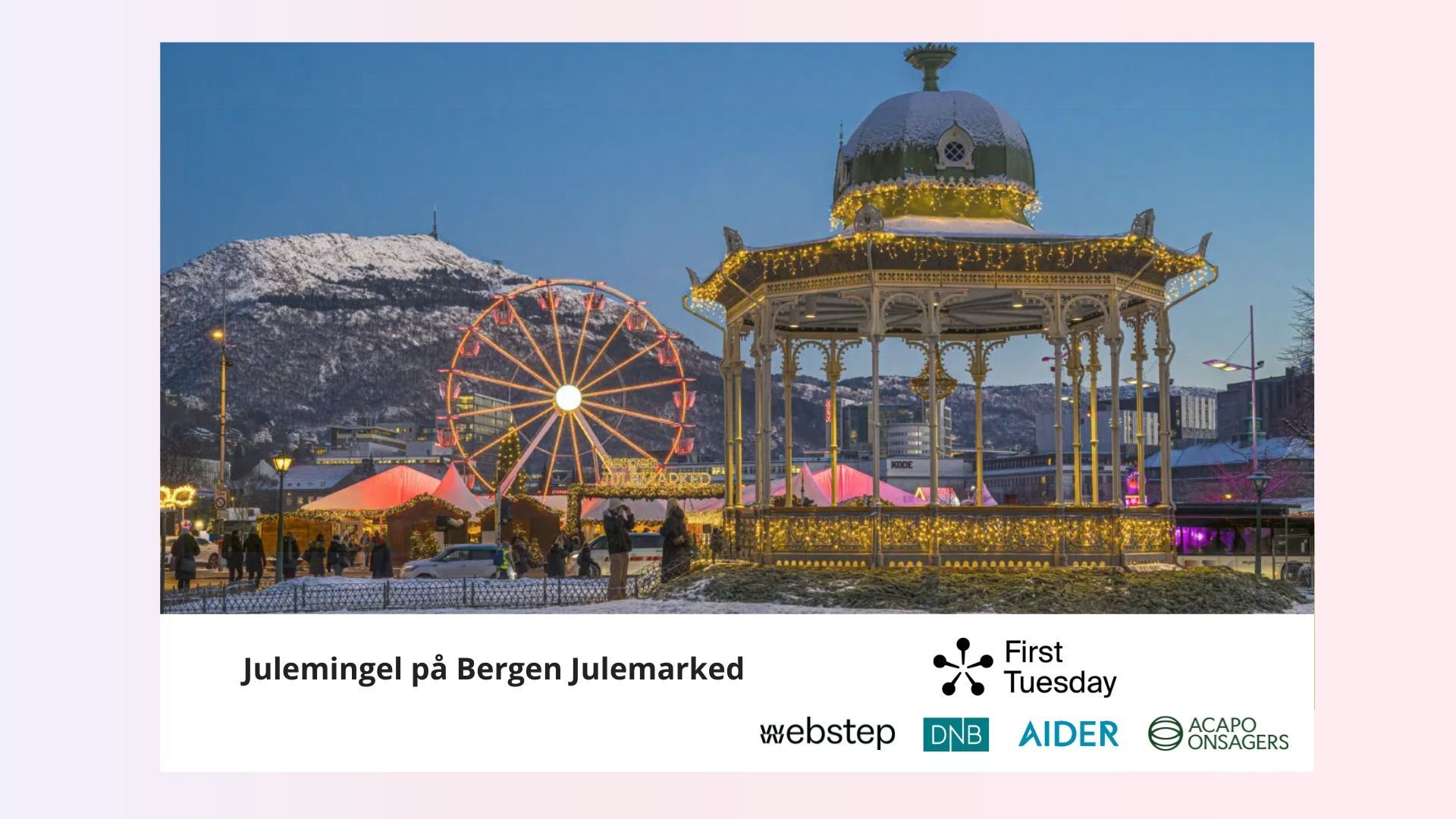 Julemingel på Bergen Julemarked
