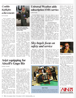 AVIATION INTERNATIONAL NEWS, SKYANGELS FOCUS ON SAFETY AND SERVICE