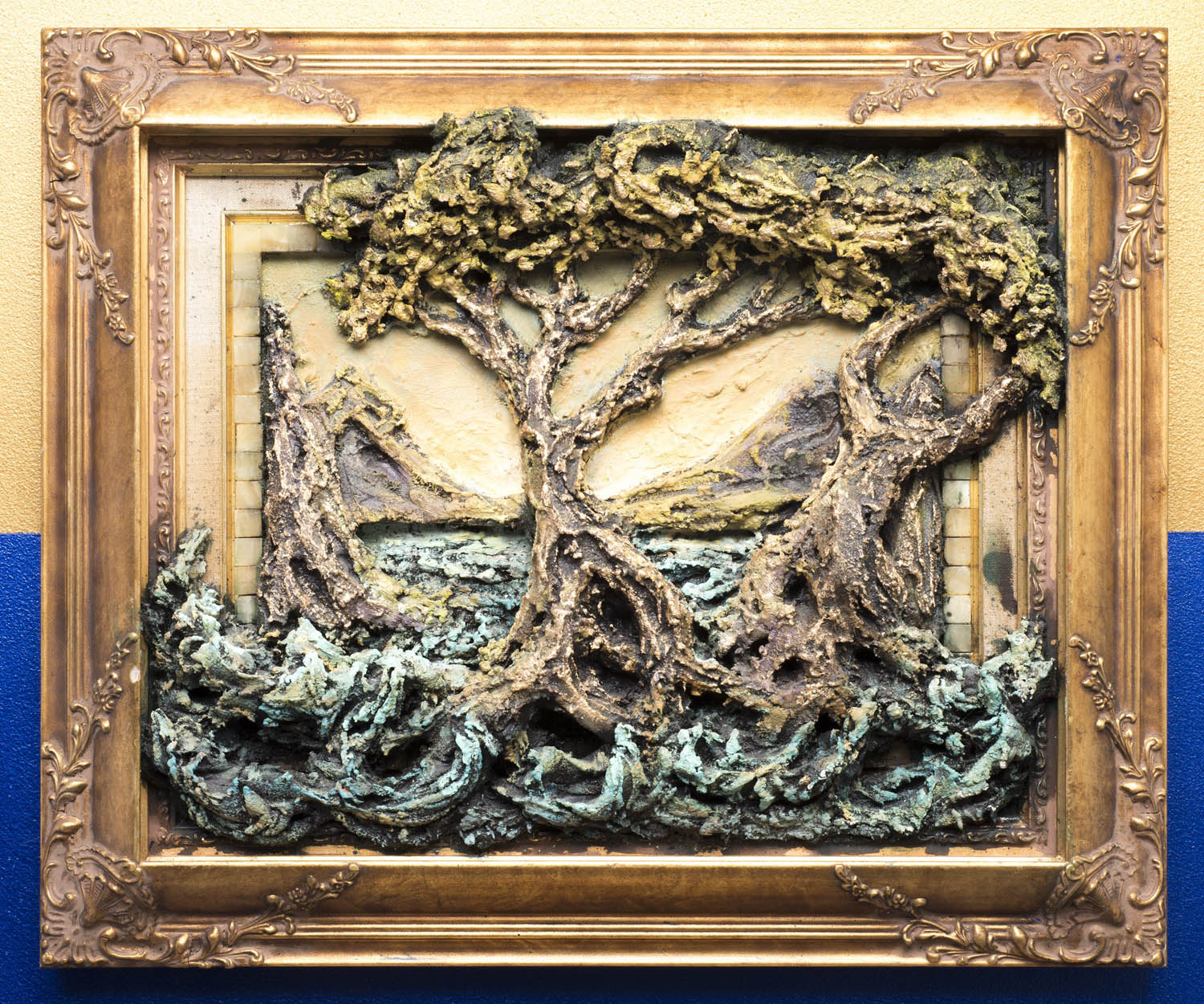 11.5" (w) x 19.5" (h) Mixed Media