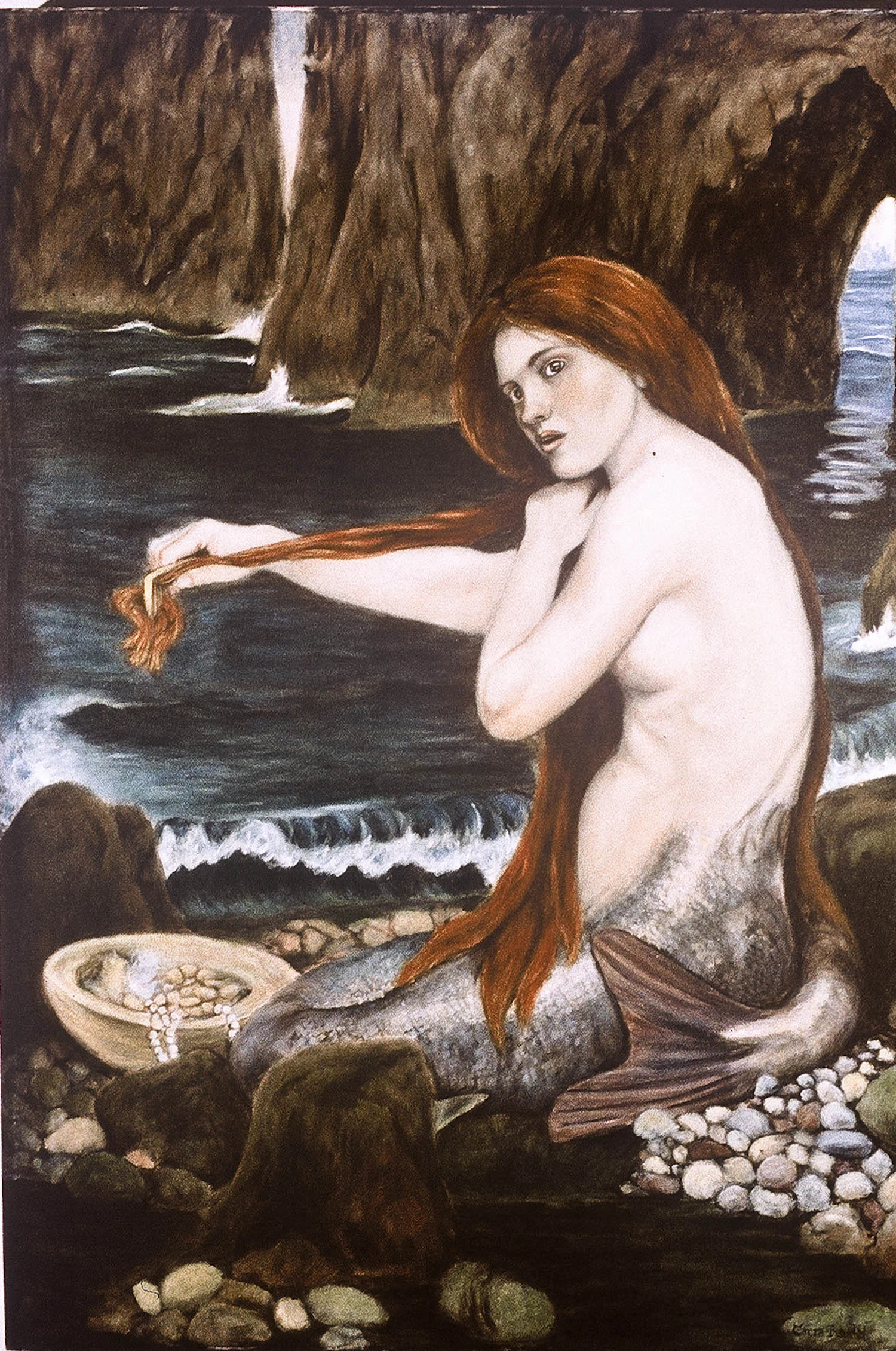 Mermaid [after J.W. Waterhouse]