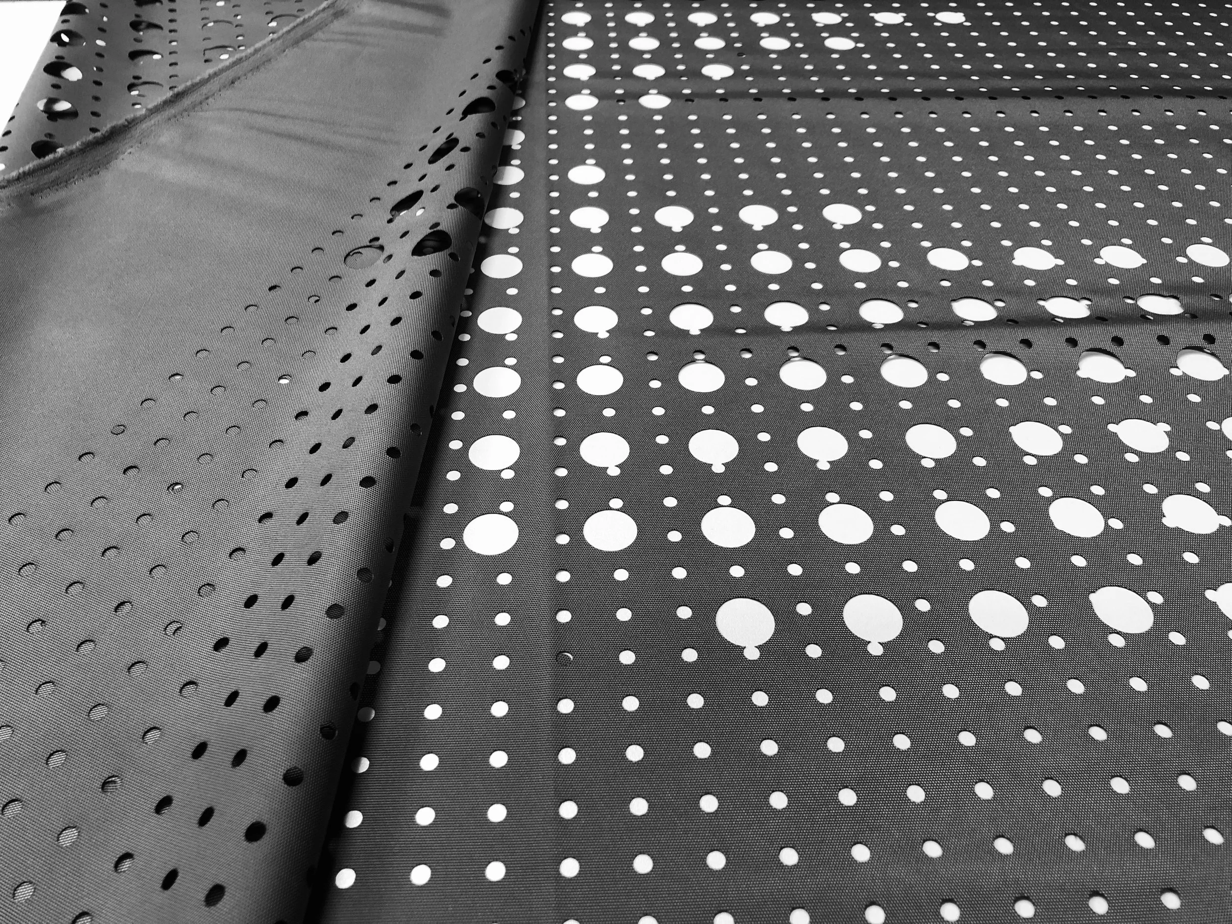 We can laser cut large format banners up to 6' wide. 