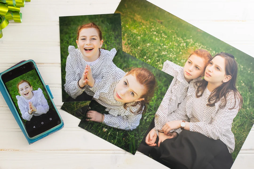 The difference of holding a photo in your very hands that is printed vs. a digital file that sits on your phone and may never end up being printed