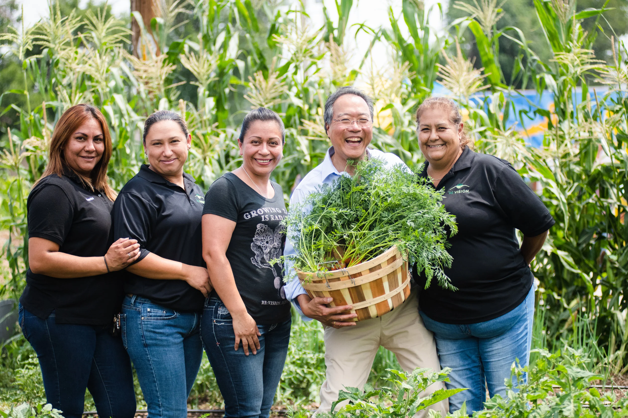 Yo-Yo Ma touring Re:Vision and Westwood Food Coop