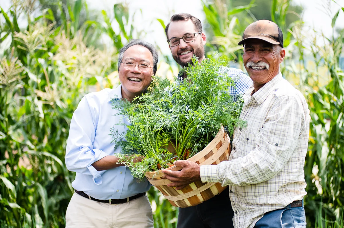 Yo-yo Ma visits Re:Vision at the Westwood Food Coop in Denver