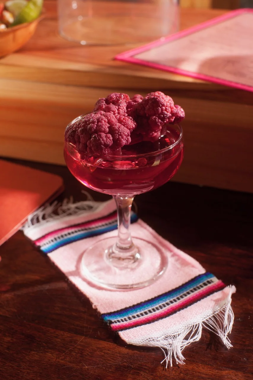  RANCH WATER Tequila, hibiscus beet vinegar, dry vermouth 