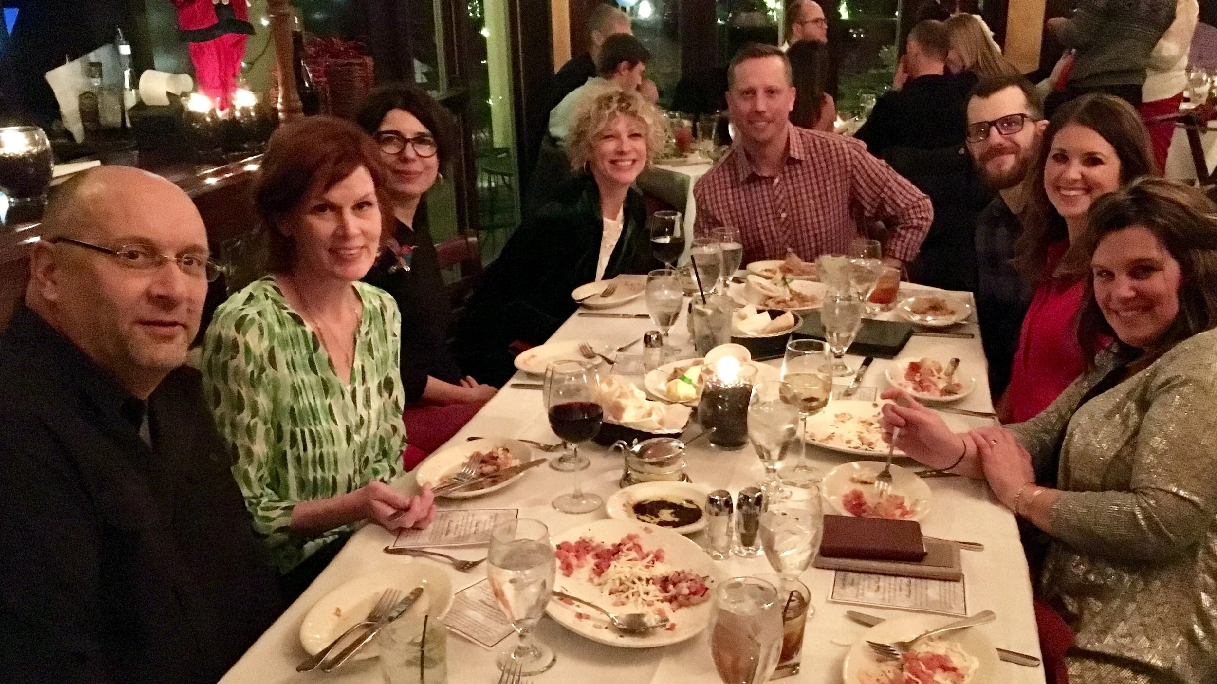 The adult table. Way more fun.