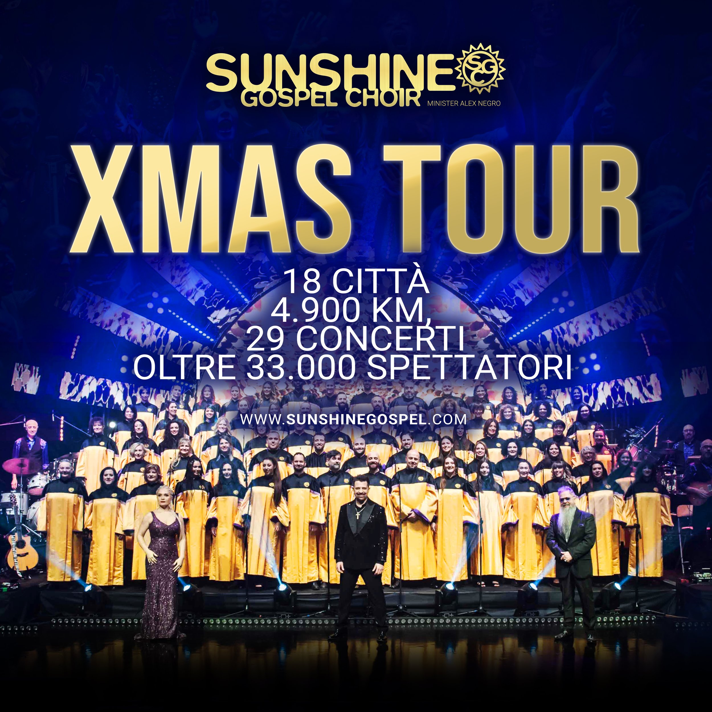 COME TUTTI GLI ANNI, SUNSHINE “DA’ I NUMERI”  Ecco il resoconto del Christmas Tour