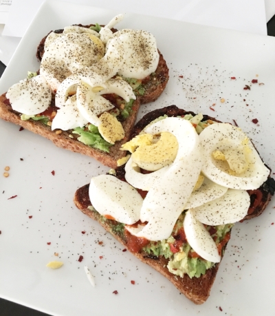 Also what I have for breakfast 99% of the time! Love me some avo toast..