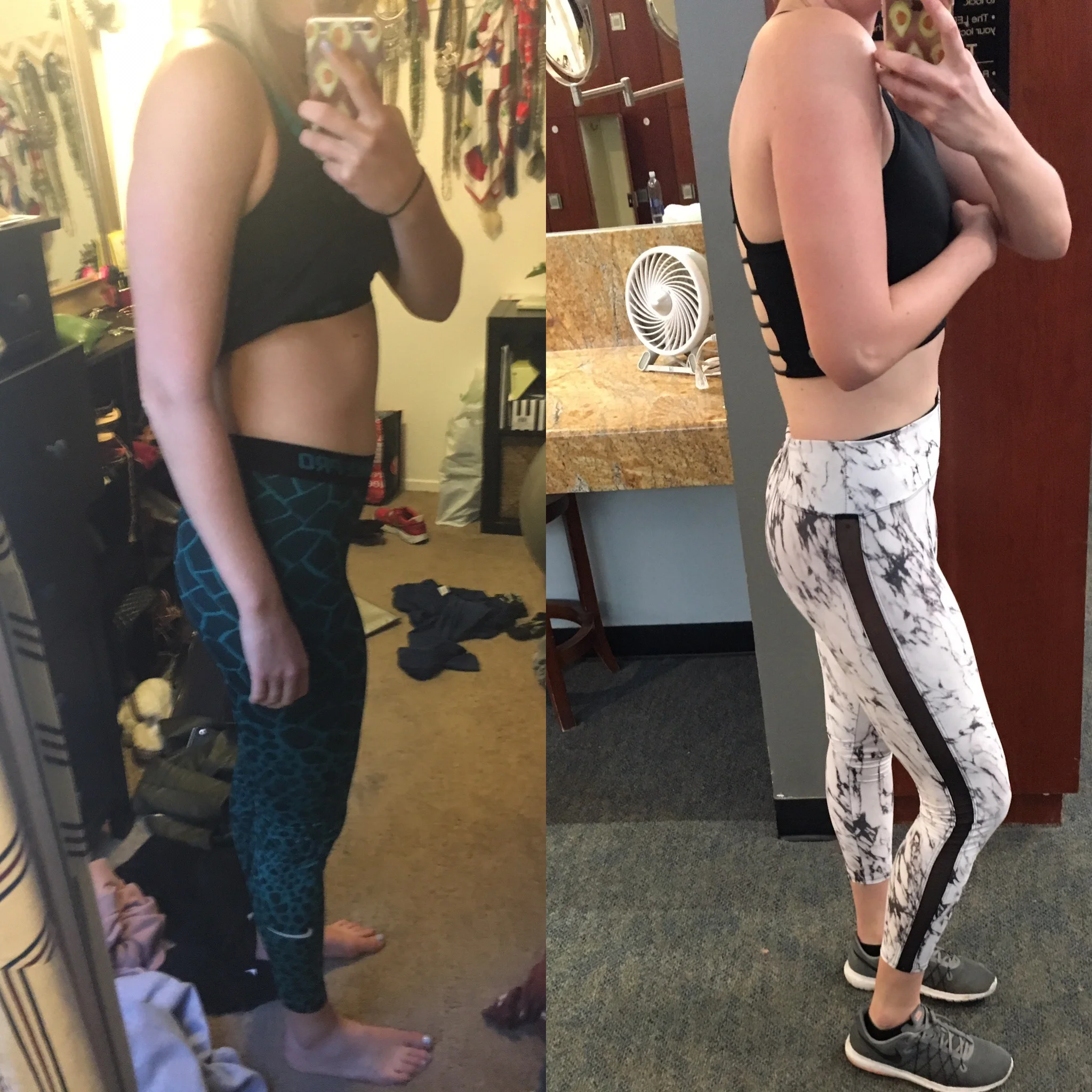 Detox.. before // after one week