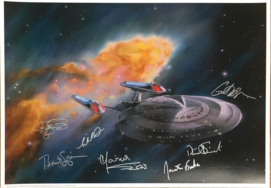 1701E SIGNED BY CAST MEMBERS — Lightspeed Fine Art