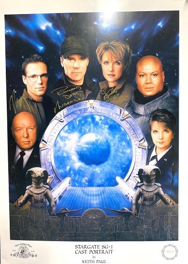 Unsigned Stargate SG-1 Cast Lithograph #2 