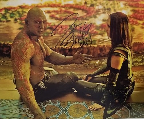 DAVE BAUTISTA GUARDIANS OF THE GALAXY SIGNED AUTOGRAPH PHOTO PRINT DRAX 