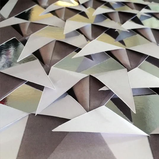 Folded layers - paper sketch