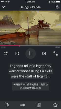 Users needed a way to toggle the translation on-the-fly. Making the translation itself the toggle button made for a clean solution.