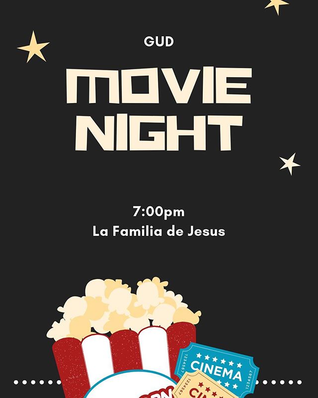 Come out tonight for our movie night! 
Please arrive a little early as we&rsquo;ll be selling snacks and popcorn! We will start the movie at exactly 7:00! So don&rsquo;t be late!