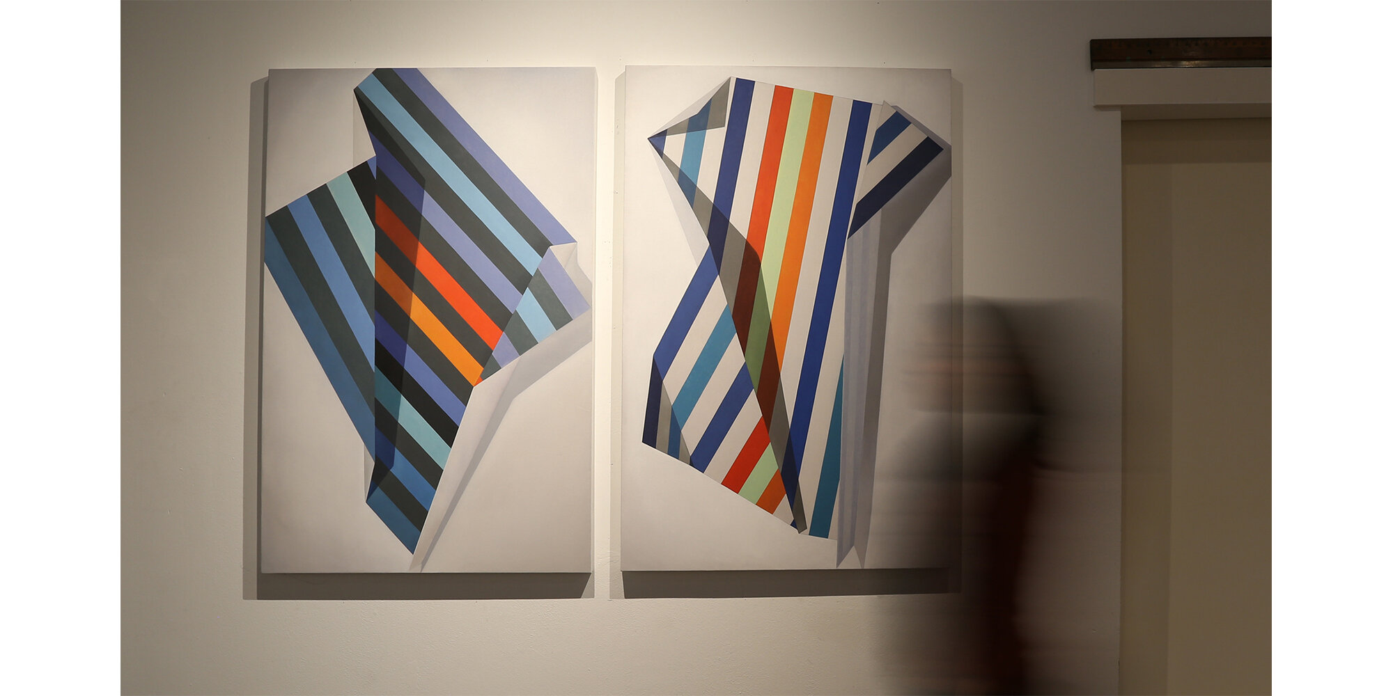Folded Paper Paintings — Dearwater Fine Art