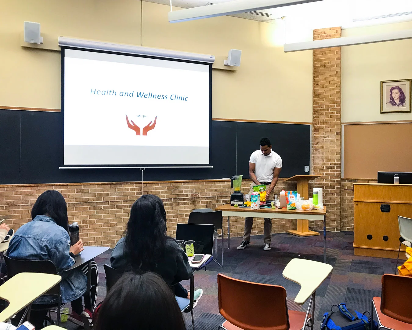 Speaking & Smoothie Demo at Lehigh University