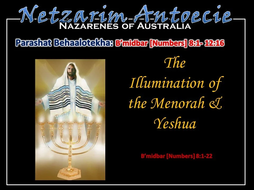 Behaalotekha- The Illumination of the Menorah &amp; Yeshua