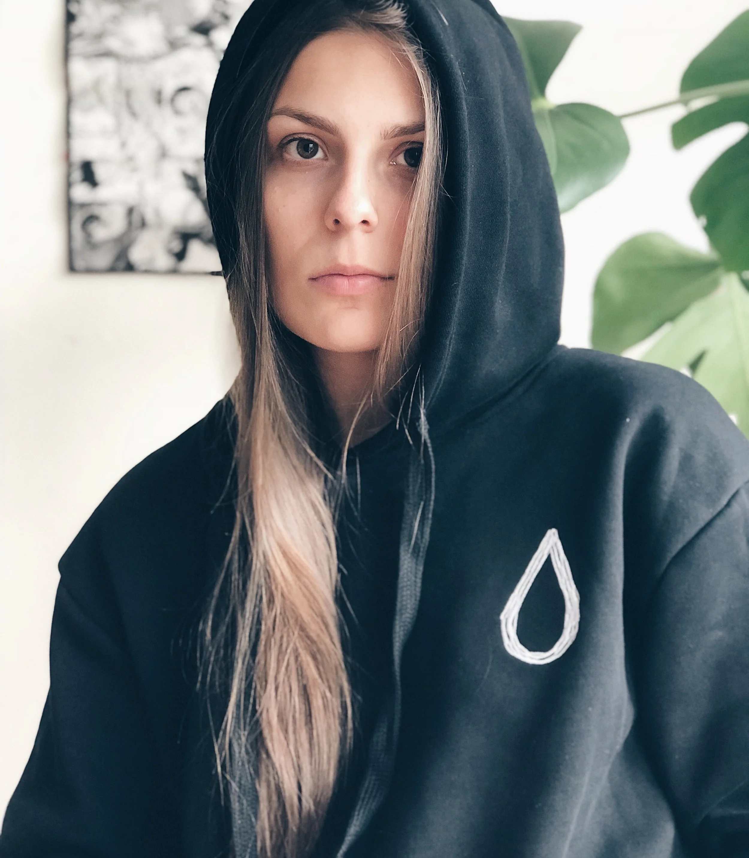 Aquaregia Embroidered Hoodie