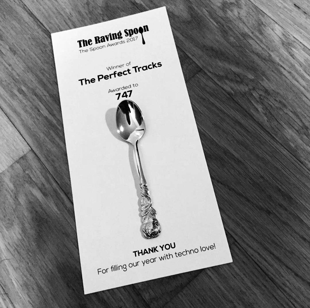 747 - Aurora Centralis wins a Raving Spoon Award