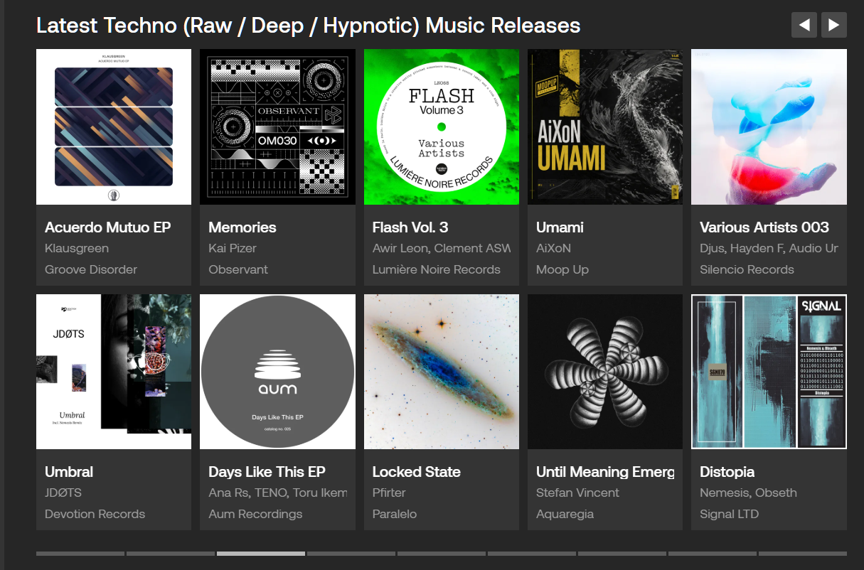 Until Meaning Emerges EP by Stefan Vincent featured on Beatport's Techno R/D/H Page