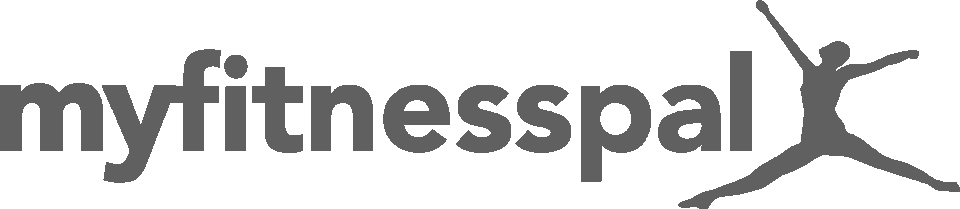 MyFitnessPal logo with stylized person jumping or leaping