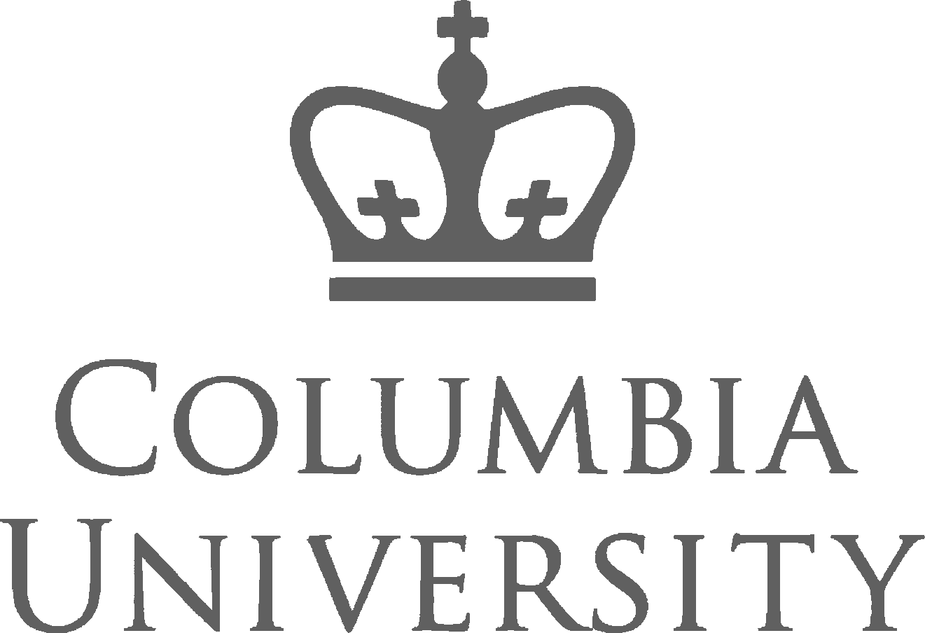 Columbia University logo featuring a crown symbol above the university name.