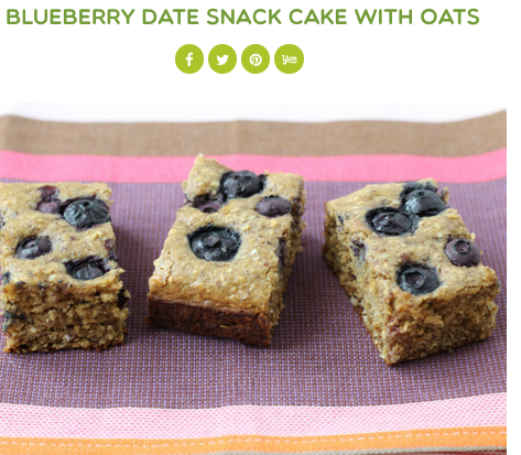 Super Healthy Kids, Blueberry Date Snack Bars