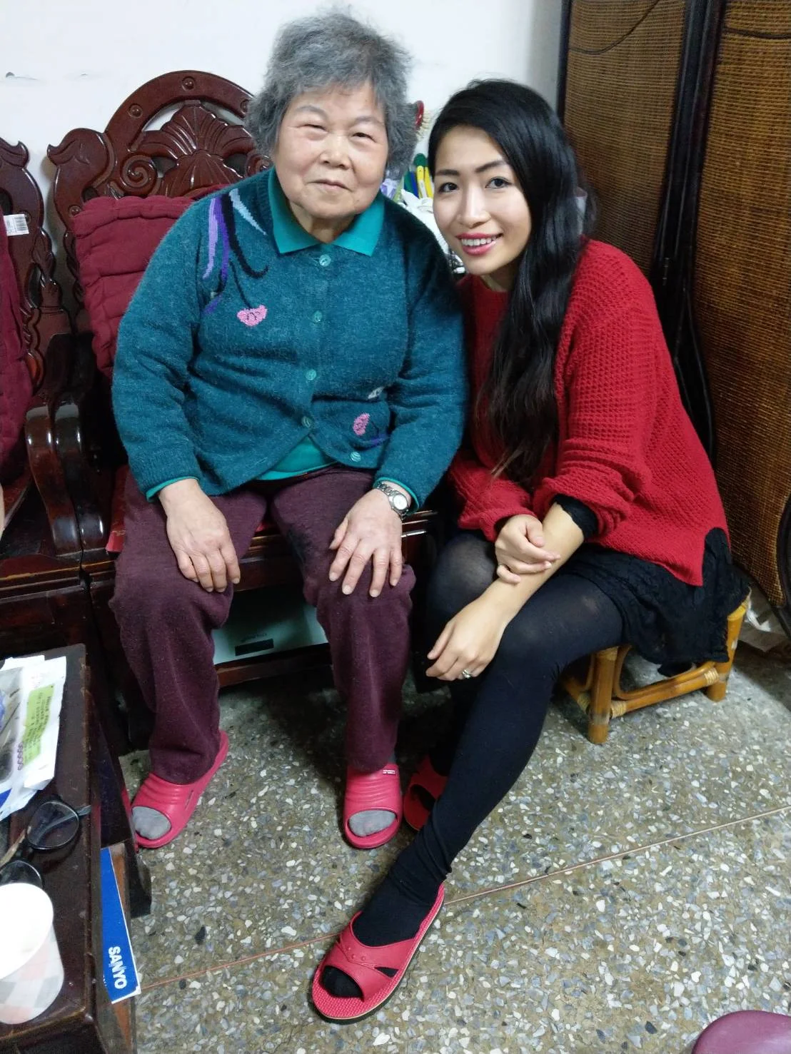 Me and PuoPuo (nanny)