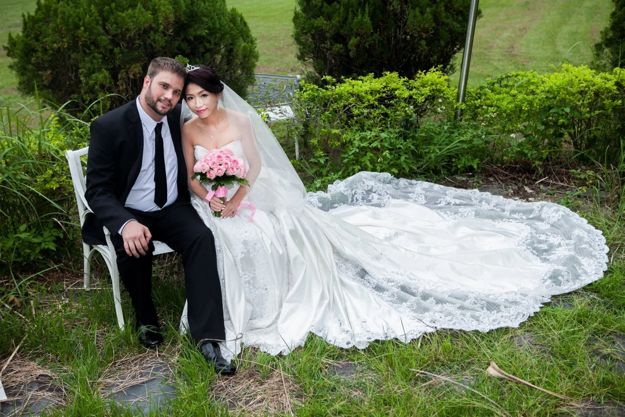 My and my very-much-alive husband.