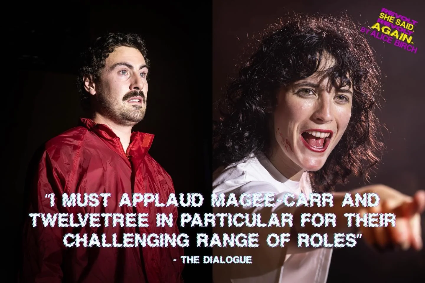 ❤️ Massive love to our phenomenal cast &mdash; their power, range, humour and control have lit up the stage night after night. ❤️
👏🏻 Thank you to The Dialogue @thedialogtheatre for recognising their incredible work. 

✨ &ldquo;I must applaud Magee-
