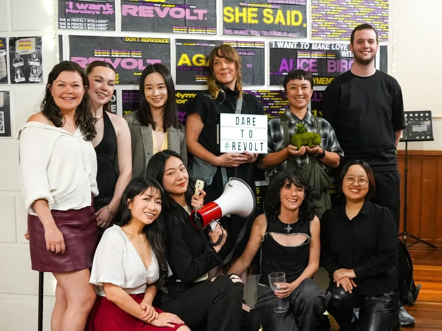 📸🥂Swipe through for moments from our Opening Night 💜💛

Thank you to every single rebel who came, cheered, laughed, gasped, and celebrated with us &mdash; you made our opening absolutely unforgettable. ❤️&zwj;🔥

🍻 Here&rsquo;s to our cast, crew,