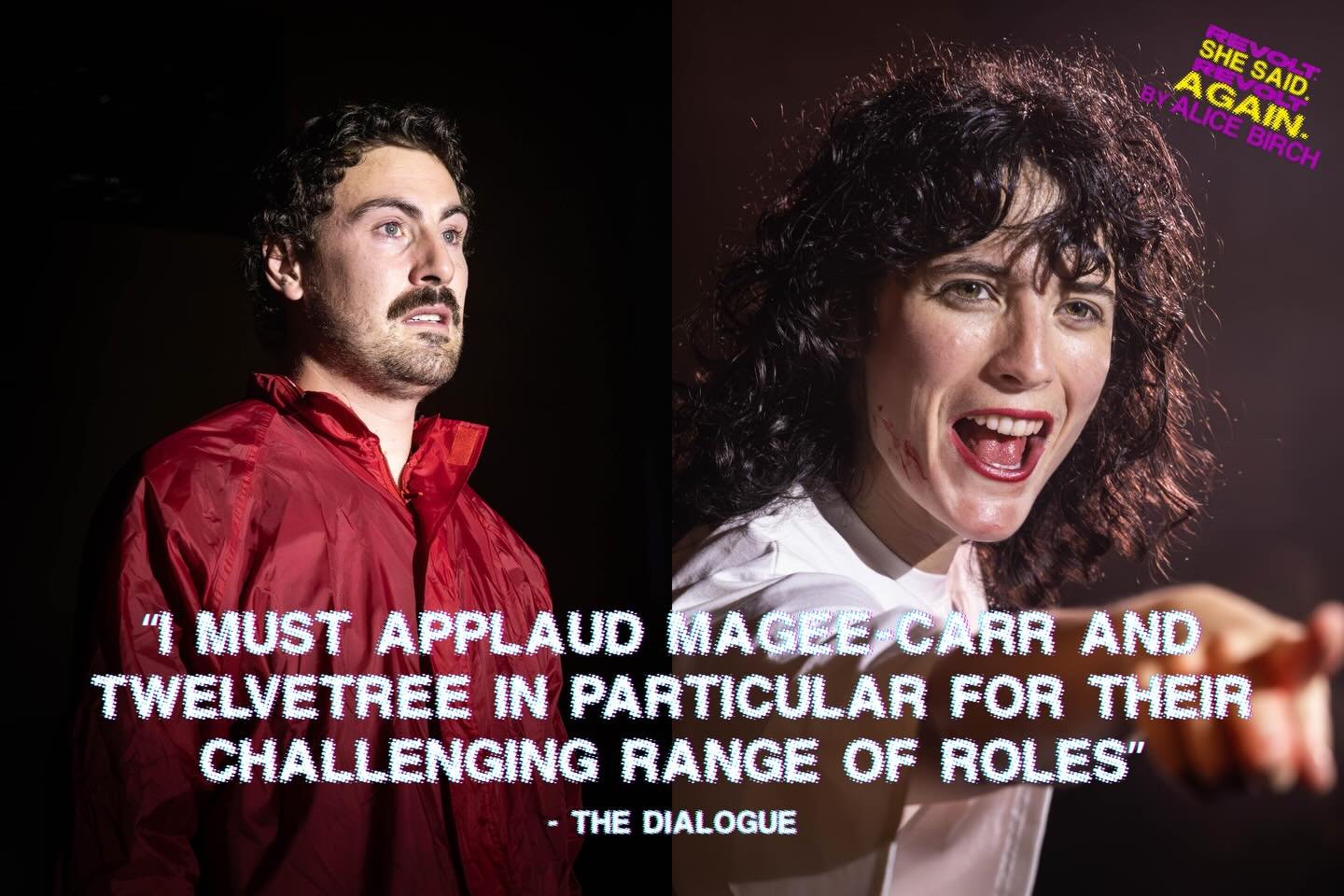 ❤️ Massive love to our phenomenal cast &mdash; their power, range, humour and control have lit up the stage night after night. ❤️
👏🏻 Thank you to The Dialogue @thedialogtheatre for recognising their incredible work. 

✨ &ldquo;I must applaud Magee-