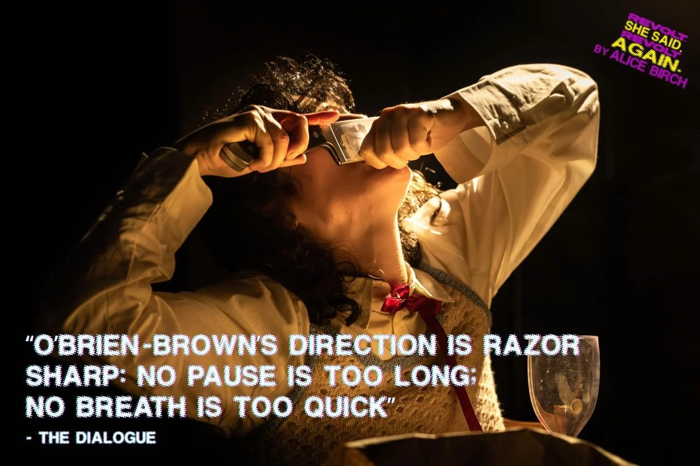 ⏰⏳Counting down: just 2 days to go.
The revolt returns to The Bowery Theatre for one last, explosive night &mdash; and you don&rsquo;t want to miss it. 🔥
If you&rsquo;ve been waiting &mdash; this is your moment. 🎟️✨

From The Dialogue @thedialogthe
