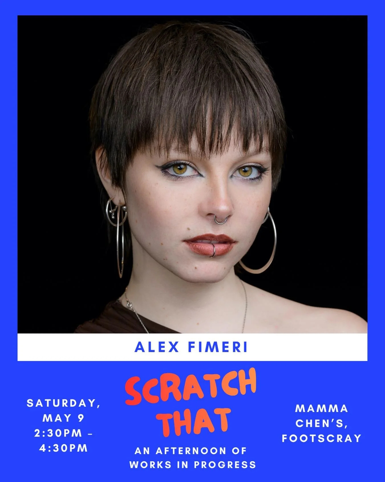 We are so excited to announce the incredible artists that will be presenting work at &lsquo;Scratch That&rsquo;!

Next up is Alex Fimeri, who will be presenting &lsquo;The Last Solarium&rsquo;:

&ldquo;A solo piece about the last woman in Australia t