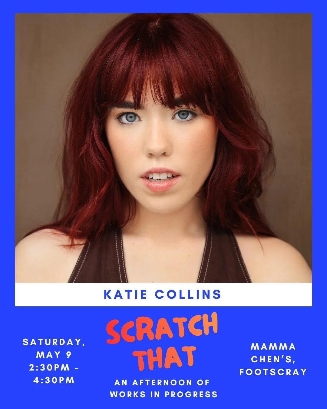 We are so excited to announce the incredible artists that will be presenting work at &lsquo;Scratch That&rsquo;!

Completing our line up we have Katie Collins and Liv Chapman who will be presenting a scene from their original play &lsquo;Sticky&rsquo